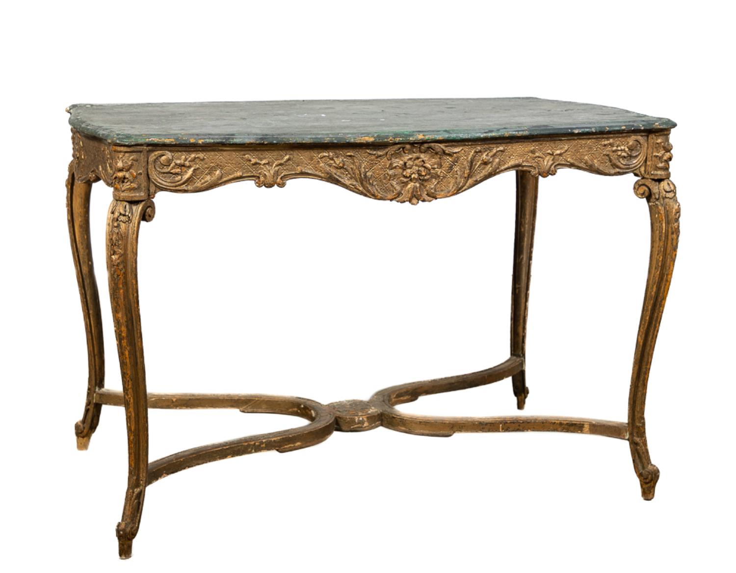 REGENCE STYLE GILT & PAINT