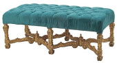 REGENCE STYLE GREEN-UPHOLSTERE