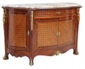 REGENCE STYLE MARBLE-TOP PARQU