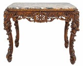 REGENCE STYLE MARBLE TOPPED CE