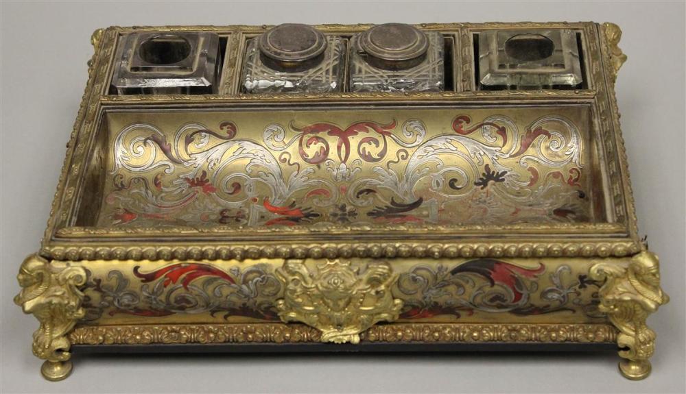 REGENCE STYLE ORMOLU MOUNTED BOULLE