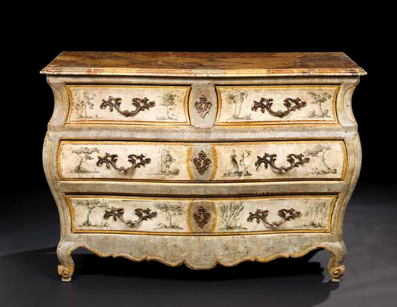 Regence-Style Polychromed and