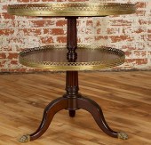 REGENCY 2 TIER MAHOGANY TABLE
