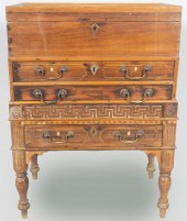 REGENCY ANGLO-INDIAN INLAID TE