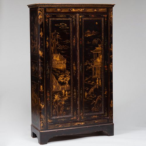 REGENCY BLACK PAINTED AND