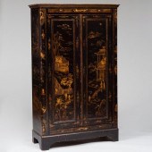 REGENCY BLACK PAINTED AND PARC