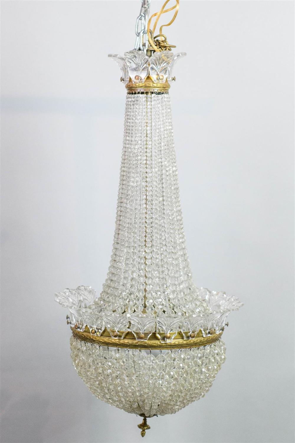 REGENCY BRASS AND CRYSTAL