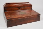 REGENCY BRASS INLAID AND ROSEW