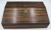 REGENCY BRASS INLAID CALAMANDE