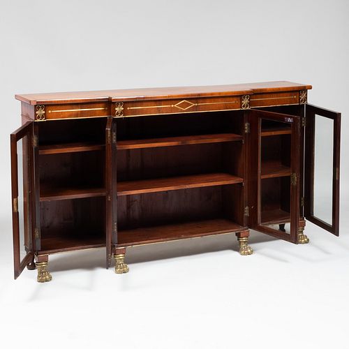 REGENCY BRASS-INLAID ROSEWOOD