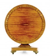 Regency brass-inlaid rosewood