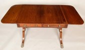 REGENCY BRASS INLAID ROSEWOOD