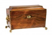 REGENCY BRASS-INLAID ROSEWOOD