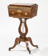REGENCY BRASS-INLAID ROSEWOOD