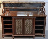 REGENCY BRASS MOUNTED CABINET