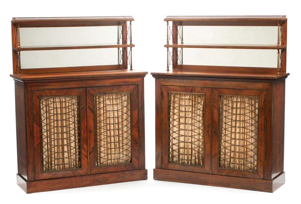 REGENCY BRASS-MOUNTED ROSEWOOD