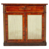REGENCY BRASS MOUNTED ROSEWOOD