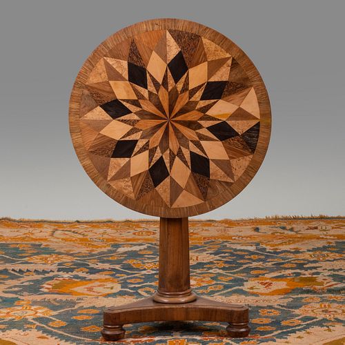 REGENCY BURL BIRCH, MAHOGANY AND