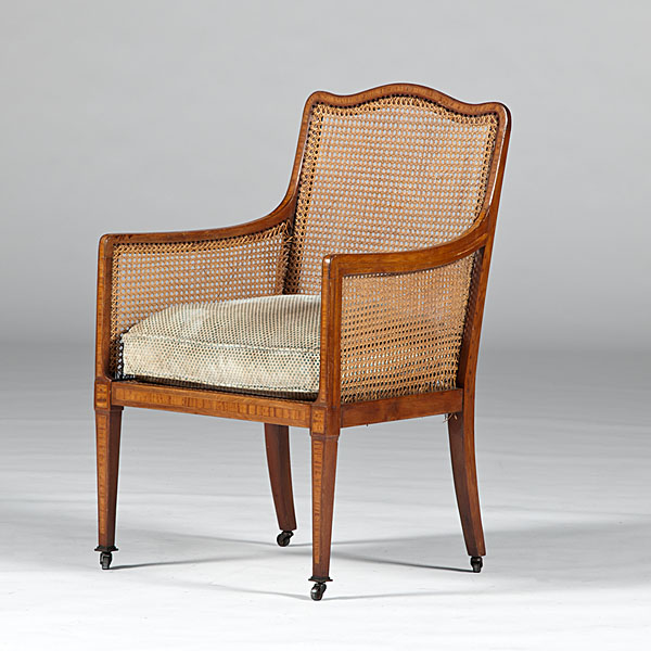 Regency Caned Armchair English 19th