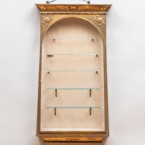 REGENCY CARVED GILTWOOD AND