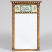 REGENCY CARVED GILTWOOD AND VE