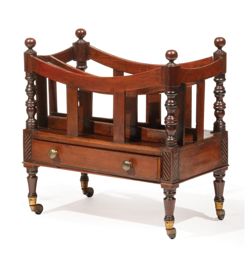 REGENCY CARVED MAHOGANY