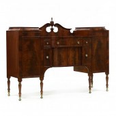 REGENCY CARVED MAHOGANY SIDEBO