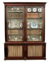 Regency carved rosewood breakf
