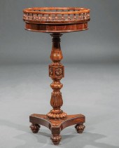 REGENCY CARVED ROSEWOOD CROCUS