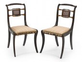 REGENCY CHINOISERIE BLACK LACQ