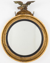 REGENCY CIRCULAR GILTWOOD MIRR