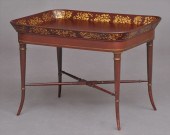 REGENCY CLARET AND GILT JAPANN