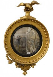 REGENCY CONVEX MIRROR WITH CAR