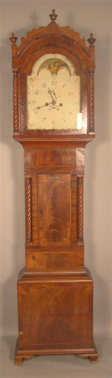 REGENCY CROSSBANDED MAHOGANY TALL