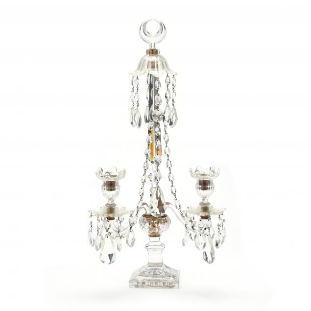 REGENCY CUT GLASS DROP PRISM