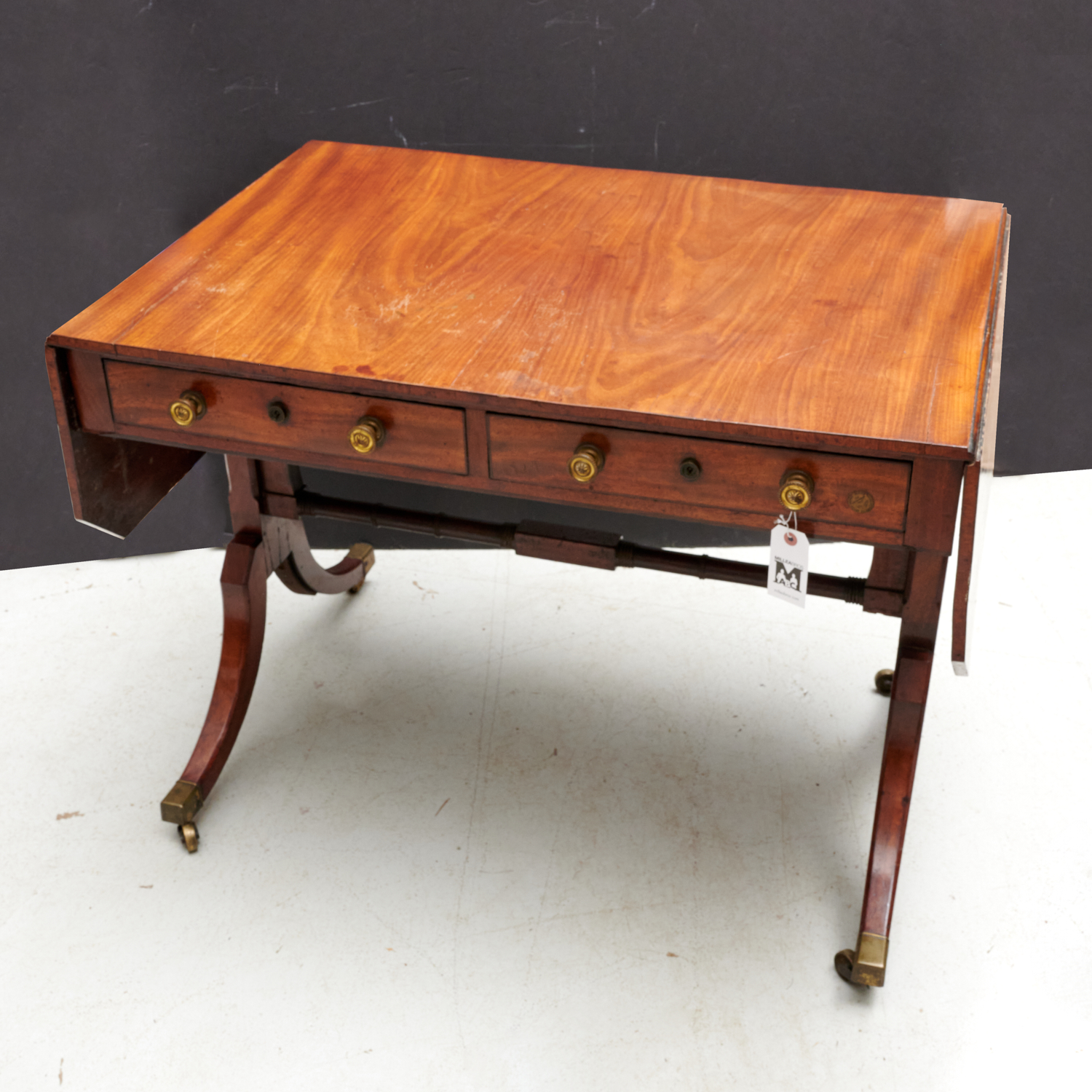 REGENCY DOUBLE DROP LEAF SOFA TABLE