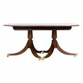 REGENCY DOUBLE PEDESTAL BANQUE