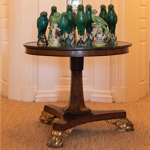 REGENCY EBONIZED, BURLWOOD AND
