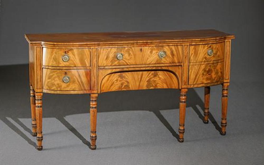 REGENCY EBONIZED WOOD INLAID