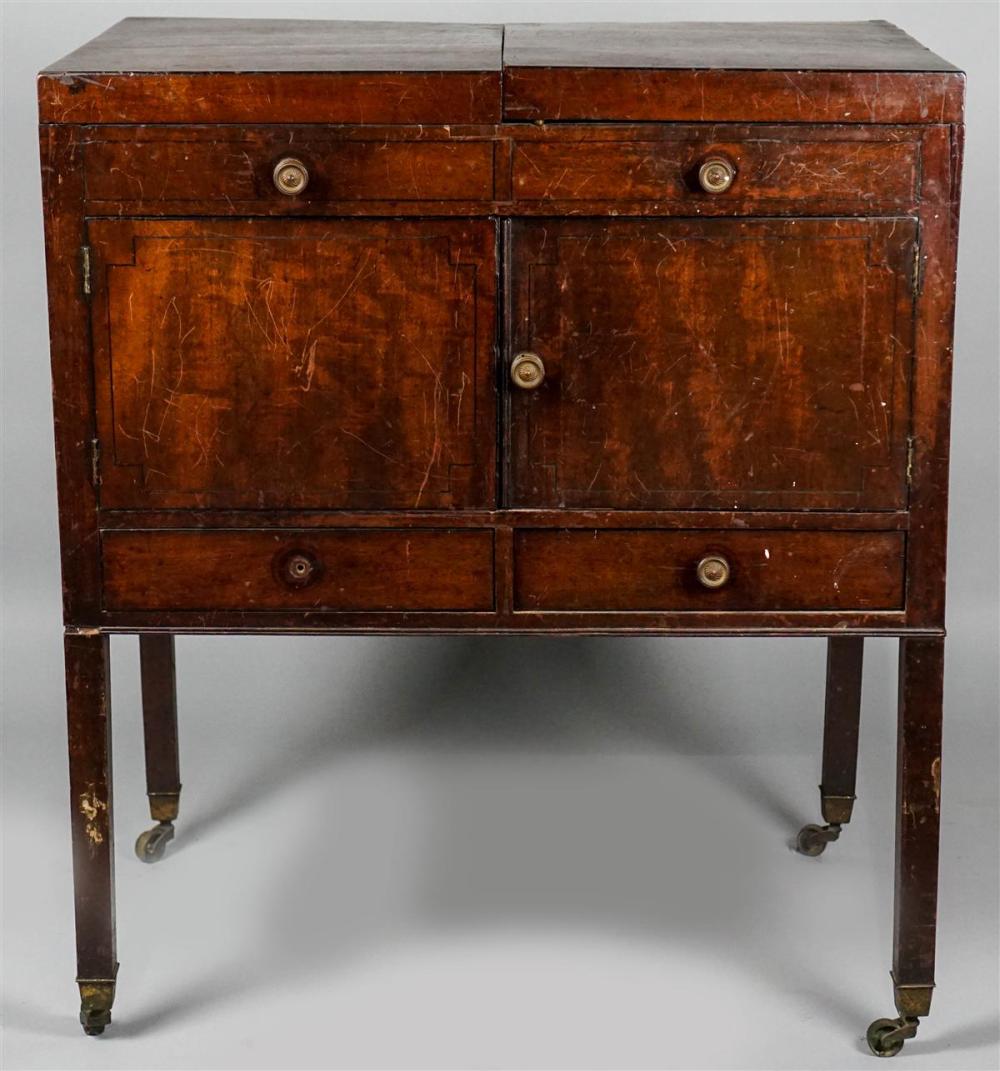 REGENCY EBONY INLAID MAHOGANY