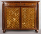 REGENCY FIGURED MAHOGANY SIDE