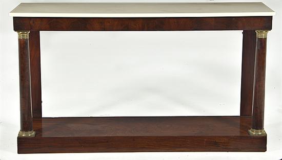 Regency gilt-metal mounted mahogany