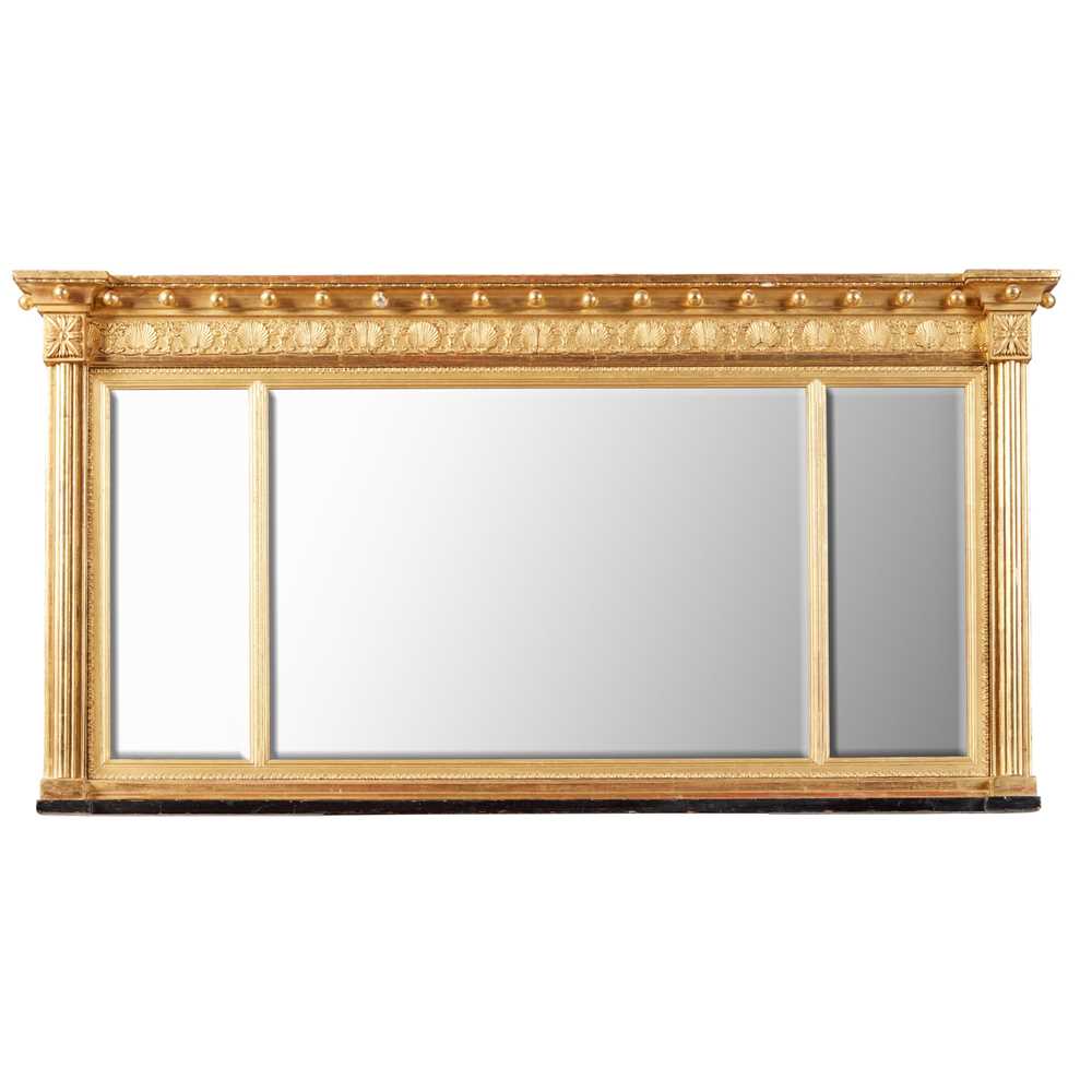 REGENCY GILT WOOD, GESSO AND