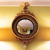 REGENCY GILTWOOD AND EBONIZED