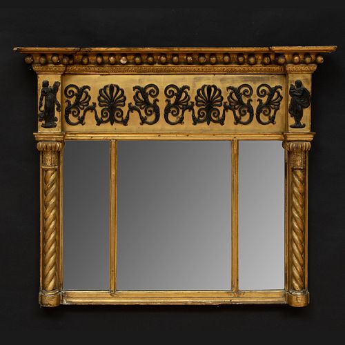 REGENCY GILTWOOD AND EBONIZED