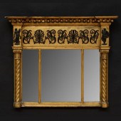 REGENCY GILTWOOD AND EBONIZED