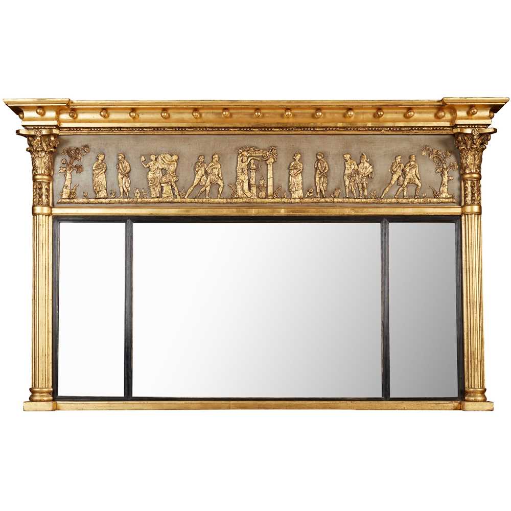 REGENCY GILTWOOD AND GESSO TRIPLE