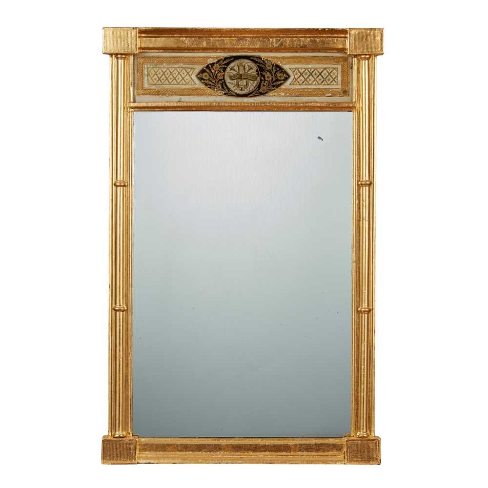 REGENCY GILTWOOD AND VERRE ÉGLOMISÉ