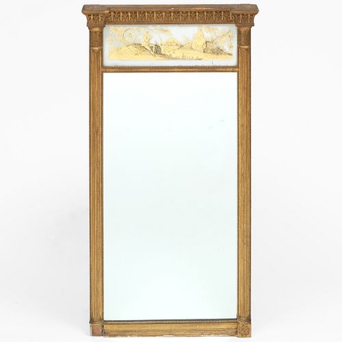 REGENCY GILTWOOD AND VERRE ÉGLOMISé