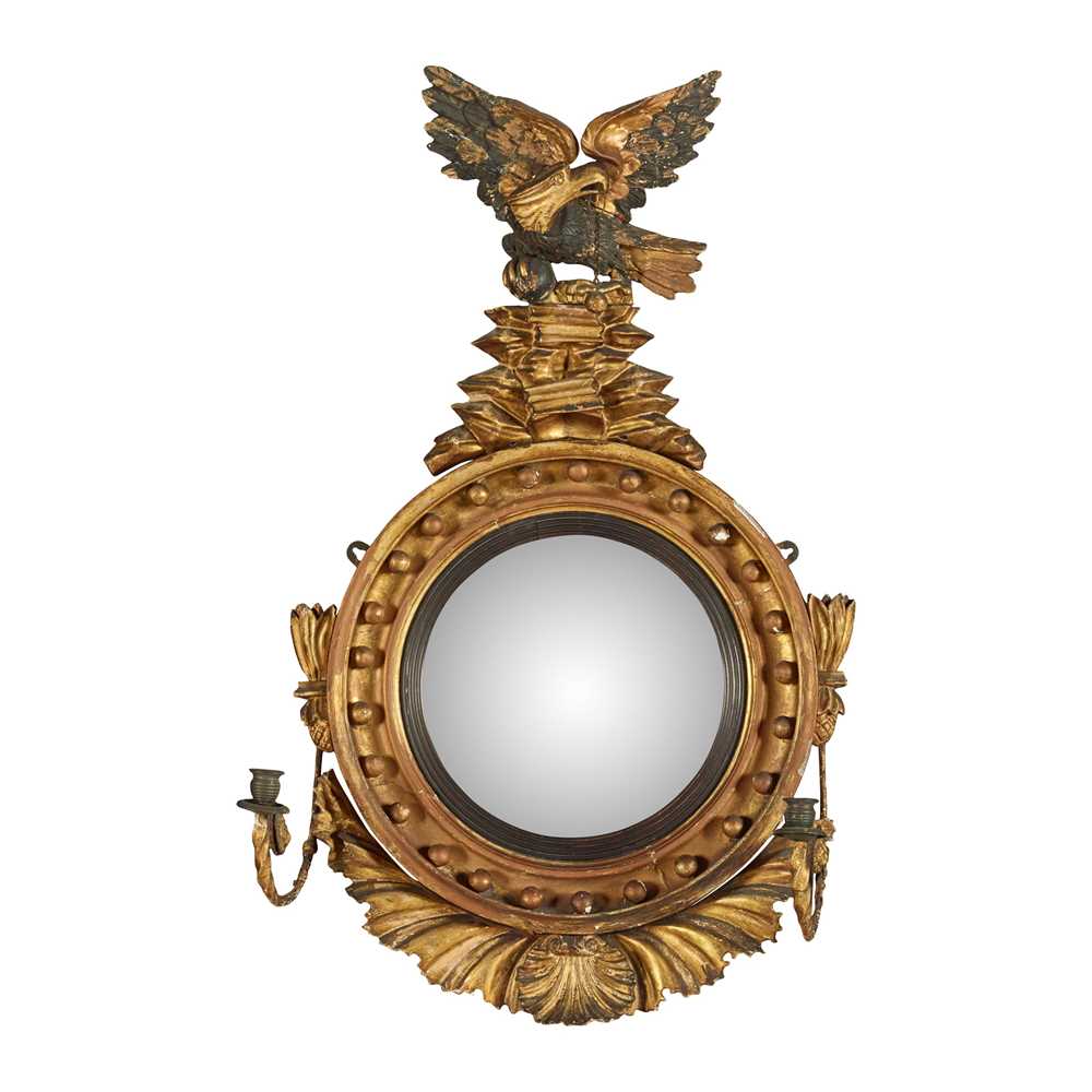 REGENCY GILTWOOD CONVEX GIRONDOLE